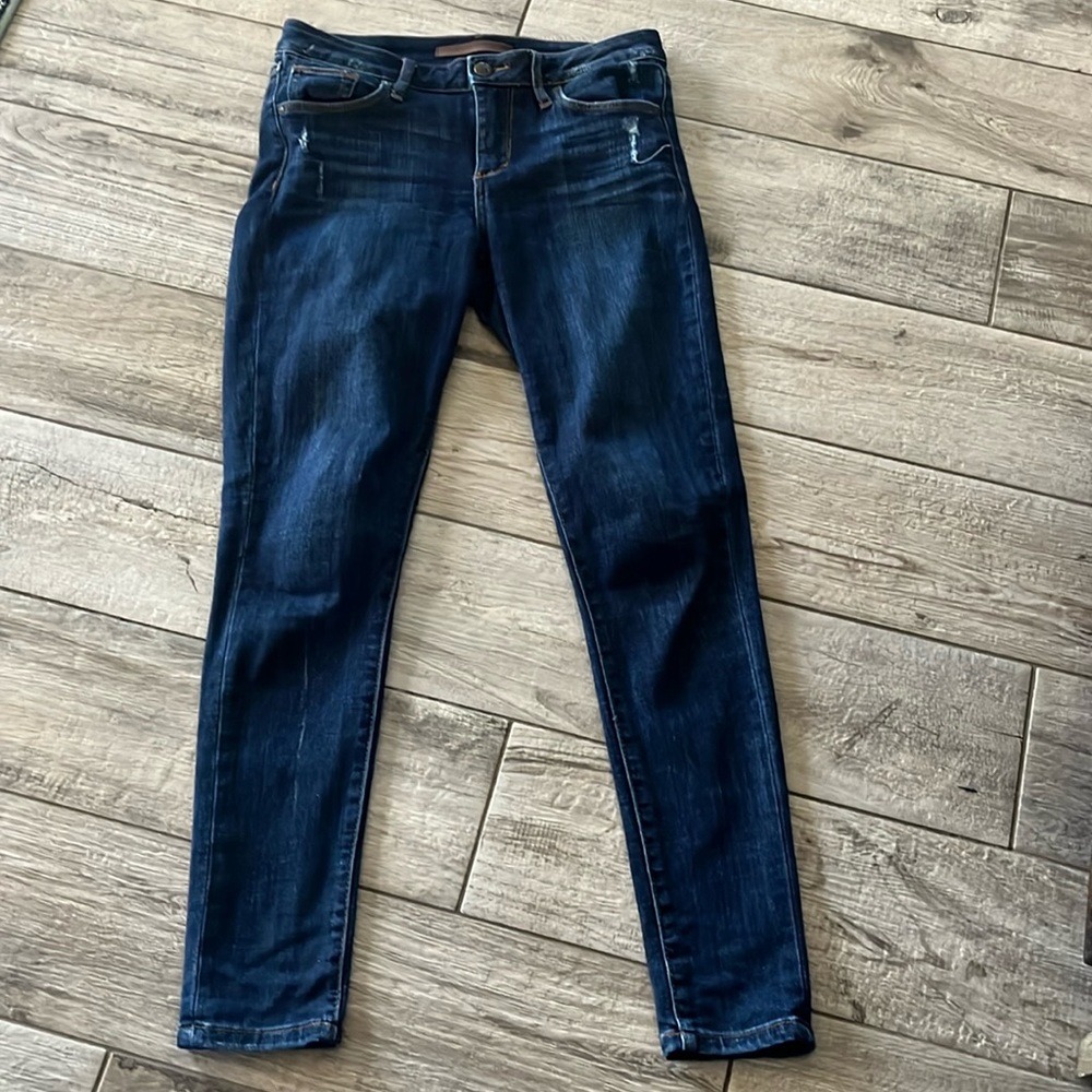 EUC Joe’s Jeans distressed skinny jeans, sz 25